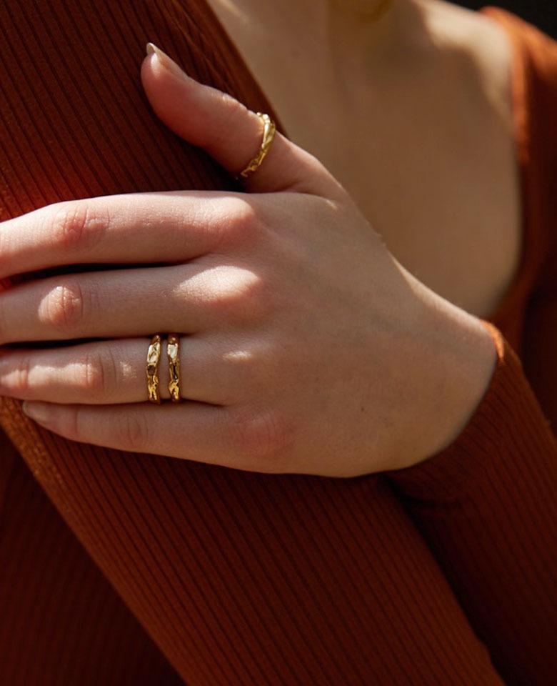 Light thin ring(GOLD)