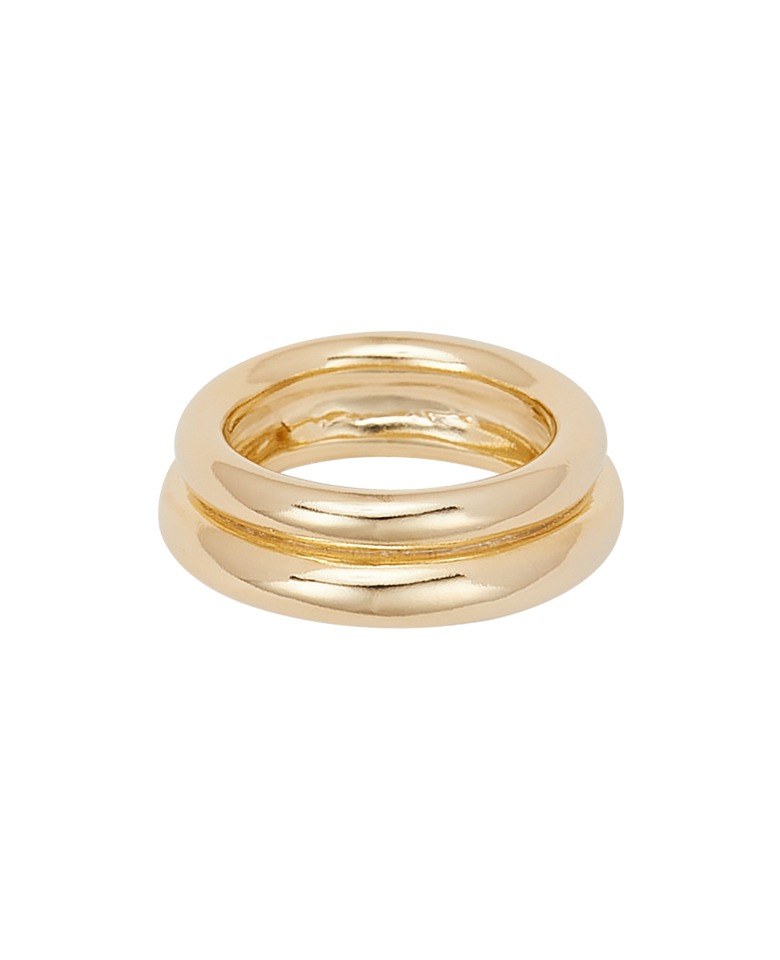 Double donut ring(gold)