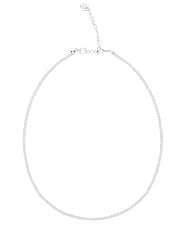 Tiny ball necklace(white)