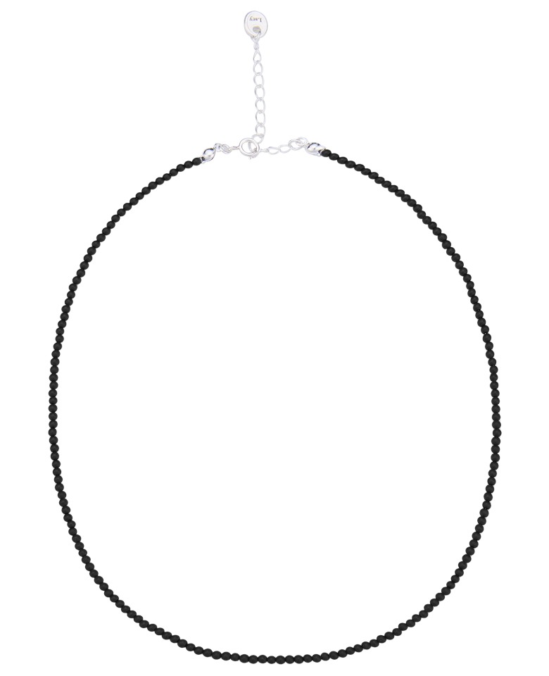 Tiny ball necklace(onyx)