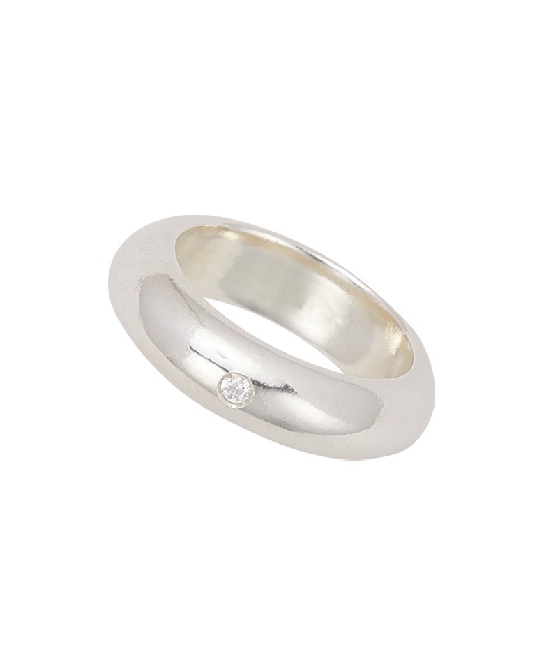 Dot sparkle ring(silver)