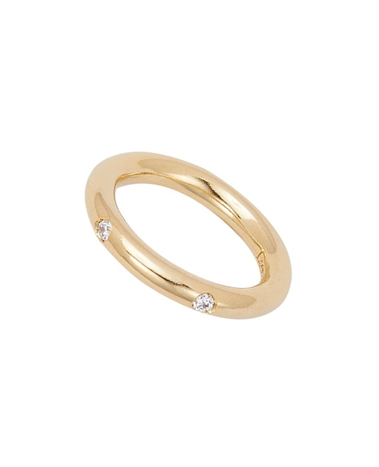 Thin sparkle ring(gold)